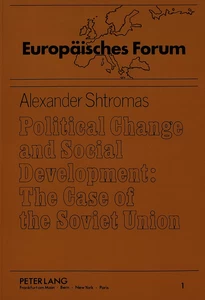 Title: Political Change and Social Development: The Case of the Soviet Union