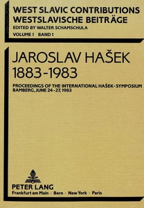 Title: Jaroslav Hasek 1883-1983