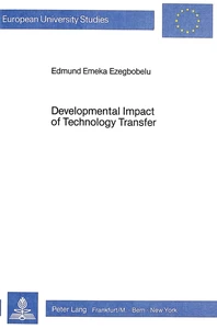 Title: Developmental Impact of Technology Transfer