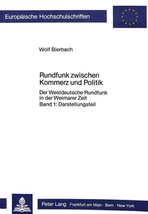 Title: Rundfunk zwischen Kommerz und Politik- 2 Teile