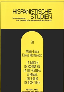 Title: La imagen de España en la literatura alemana del exilio de 1933-1945