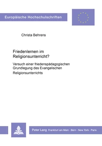 Title: Friedenlernen im Religionsunterricht?