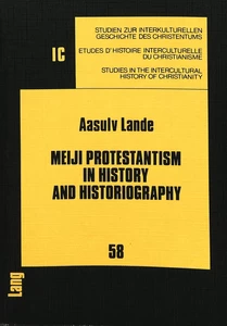 Title: Meiji Protestantism in History and Historiography