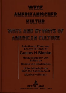 Title: Wege amerikanischer Kultur- Ways and Byways of American Culture