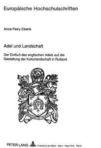 Title: Adel und Landschaft