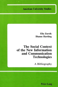 Title: The Social Context of the New Information and Communication Technologies