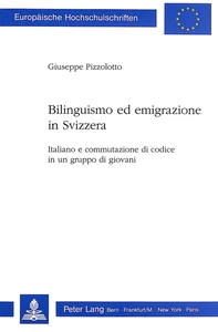 Title: Bilinguismo ed emigrazione in Svizzera