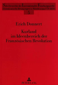 Title: Kurland im Ideenbereich der Französischen Revolution