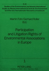 Title: Participation and Litigation Rights of Environmental Associations in Europe