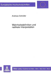 Title: Wahrheitsdefinition und radikale Interpretation