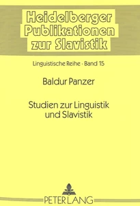 Title: Studien zum slavischen Verbum