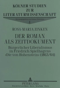 Title: Der Roman als Zeitdokument