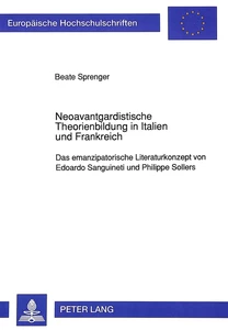 Title: Neoavantgardistische Theorienbildung in Italien und Frankreich