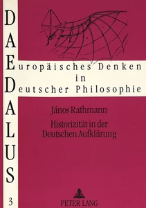 Title: Historizität in der deutschen Aufklärung