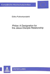Title: «Philos»: A Designation for the Jesus-Disciple Relationship