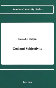 Title: God and Subjectivity