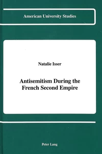 Title: Antisemitism During the French Second Empire