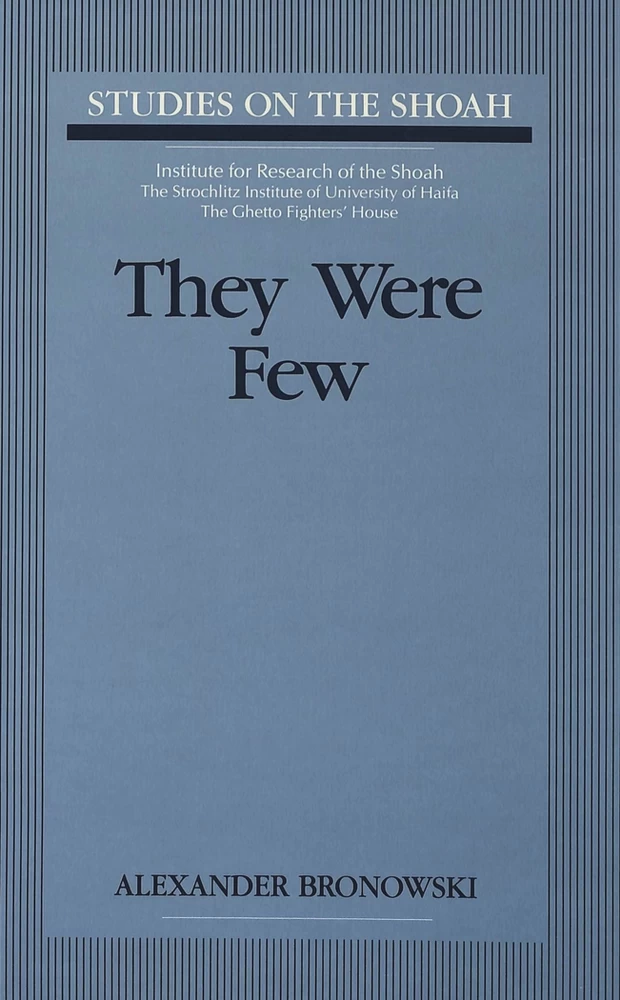 Title: They Were Few