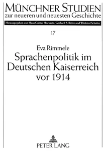 Title: Sprachenpolitik im Deutschen Kaiserreich vor 1914