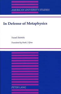 Title: In Defense of Metaphysics
