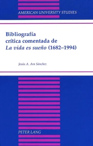 Title: Bibliografía crítica comentada de «La vida es sueño» (1682-1994)