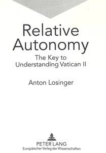 Title: Relative Autonomy