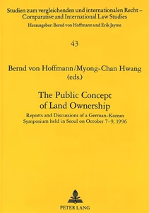 Title: The Public Concept of Land Ownership