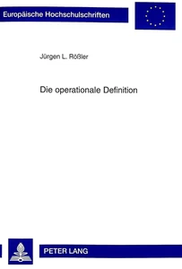 Title: Die operationale Definition