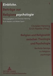 Title: Religion und Religiosität zwischen Theologie und Psychologie