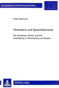 Title: Verbvalenz und Sprachökonomie