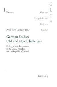Title: German Studies: Old and New Challenges
