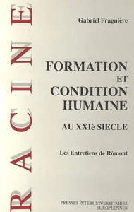 Title: Formation et condition humaine au XXIe siècle