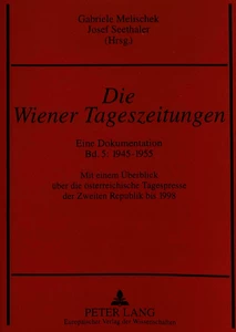 Title: Die Wiener Tageszeitungen