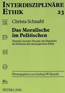 Title: Das Moralische im Politischen