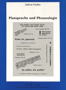 Title: Plansprache und Phraseologie