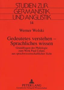 Title: Gedeutetes verstehen - Sprachliches wissen
