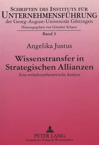Title: Wissenstransfer in Strategischen Allianzen
