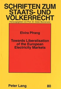 Title: Towards Liberalisation of the European Electricity Markets