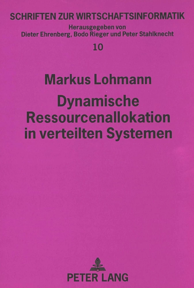 Titel: Dynamische Ressourcenallokation in verteilten Systemen