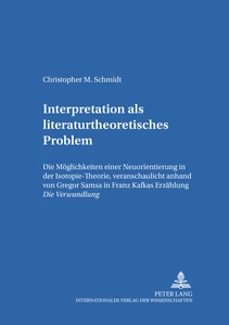 Title: Interpretation als literaturtheoretisches Problem