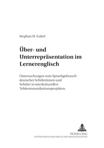 Title: Über- und Unterrepräsentation im Lernerenglisch