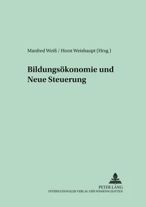 Title: Bildungsökonomie und Neue Steuerung