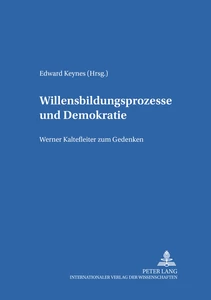 Title: Willensbildungsprozesse und Demokratie