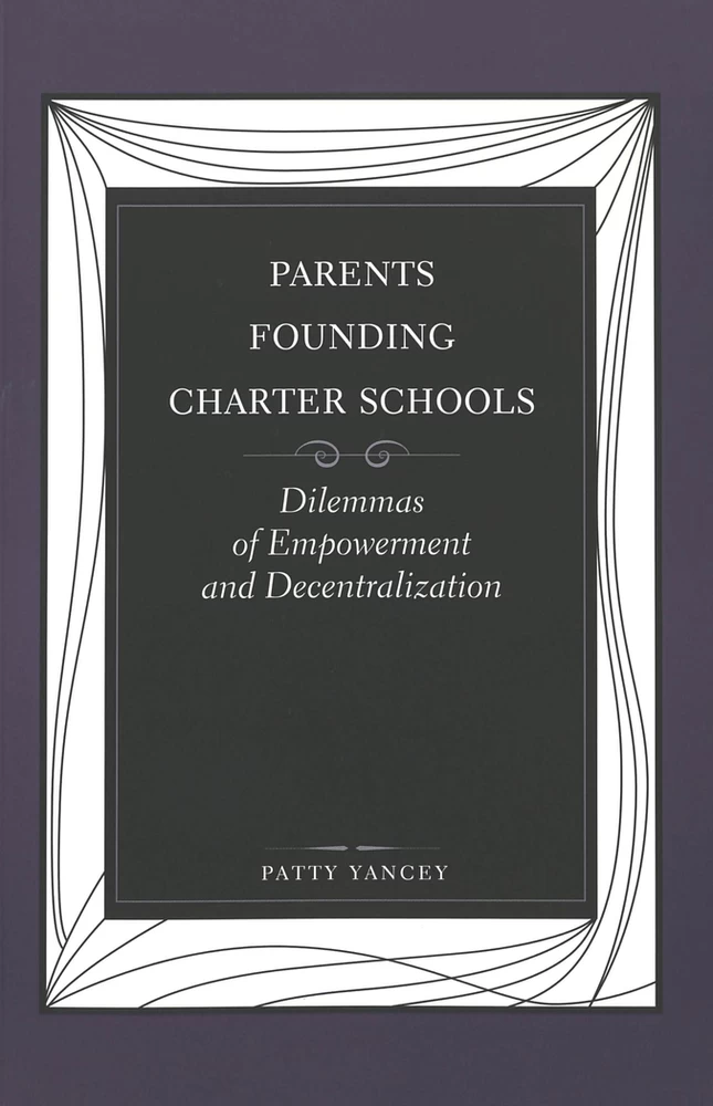 Parents Founding Charter Schools Peter Lang Verlag