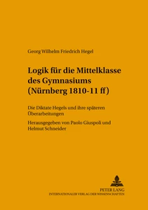 Title: Logik für die Mittelklasse des Gymnasiums (Nürnberg 1810-11 ff)