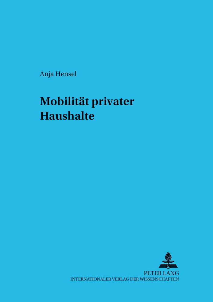 Titel: Mobilität privater Haushalte