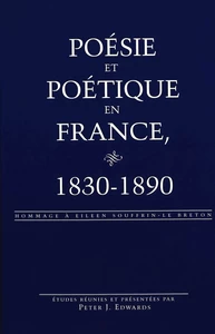 Title: Poésie et poétique en France, 1830-1890