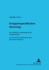 Title: Gruppenspezifisches Stereotyp