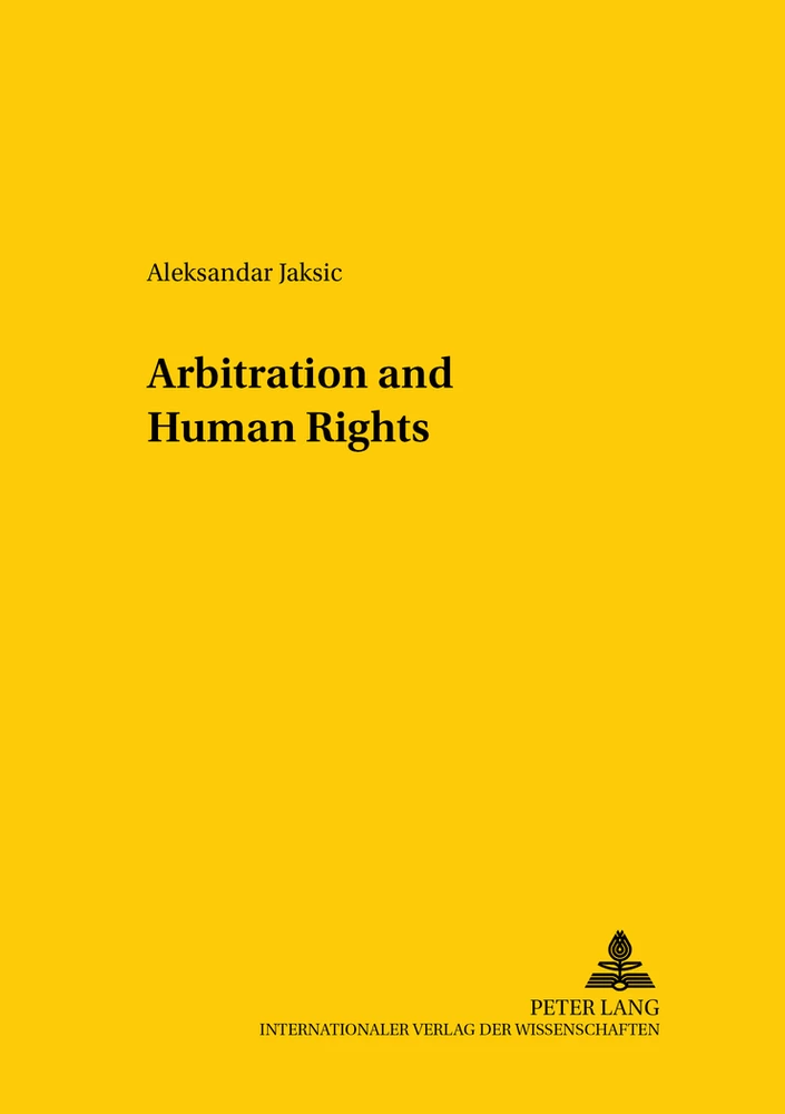 Title: Arbitration and Human Rights
