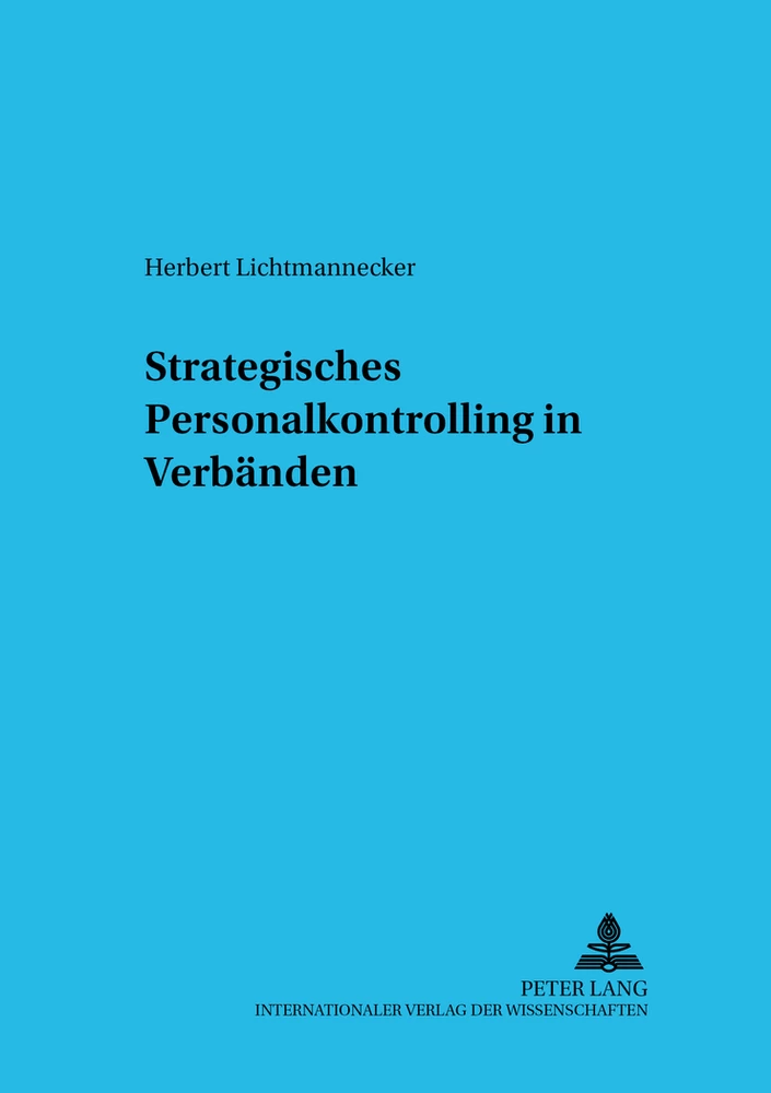 Titel: Strategisches Personalcontrolling in Verbänden